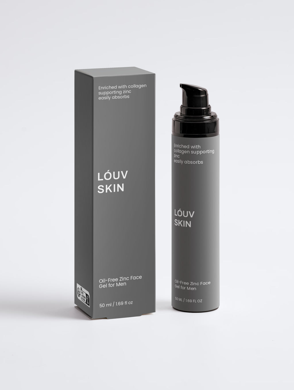 Oil-Free Zinc Face Gel for Men