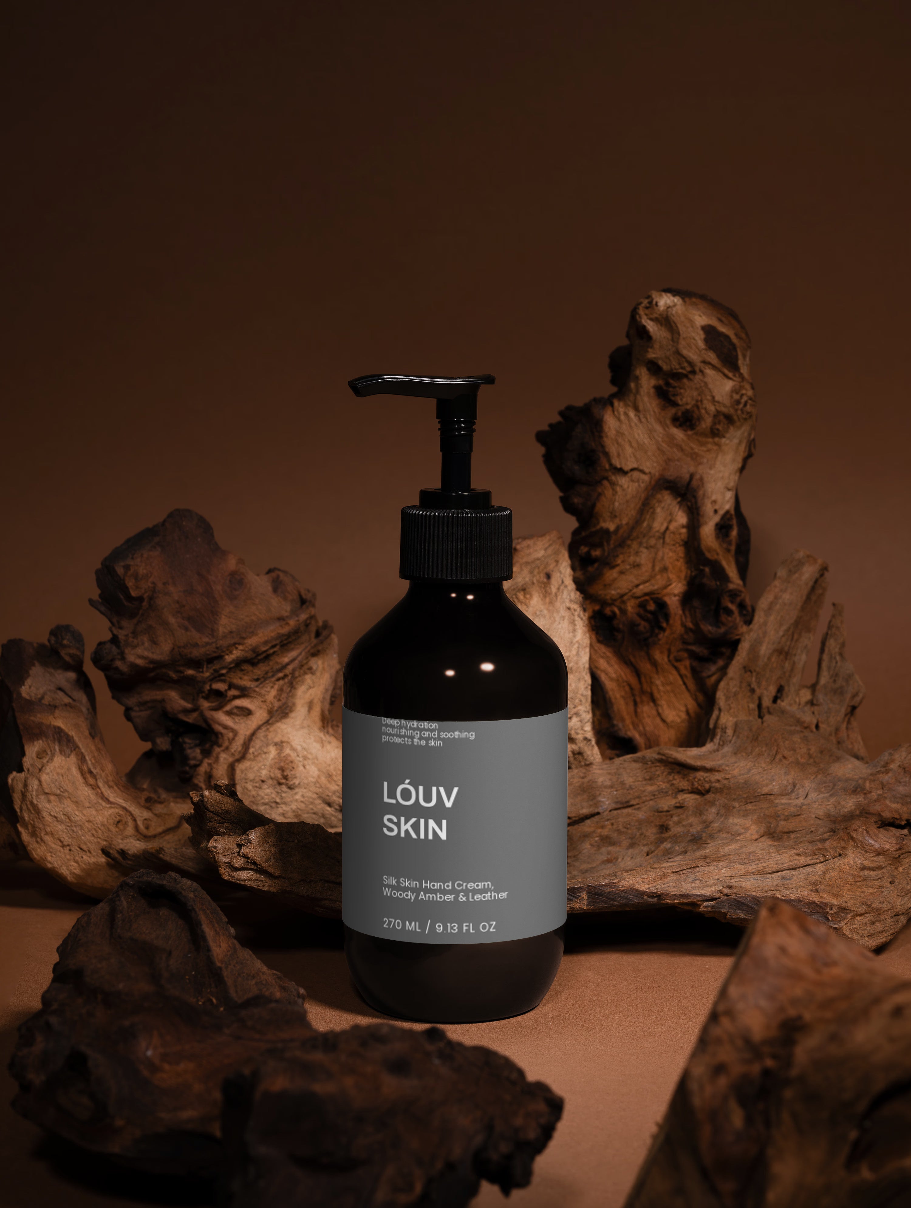 Silk Skin Hand Cream, Woody Amber & Leather