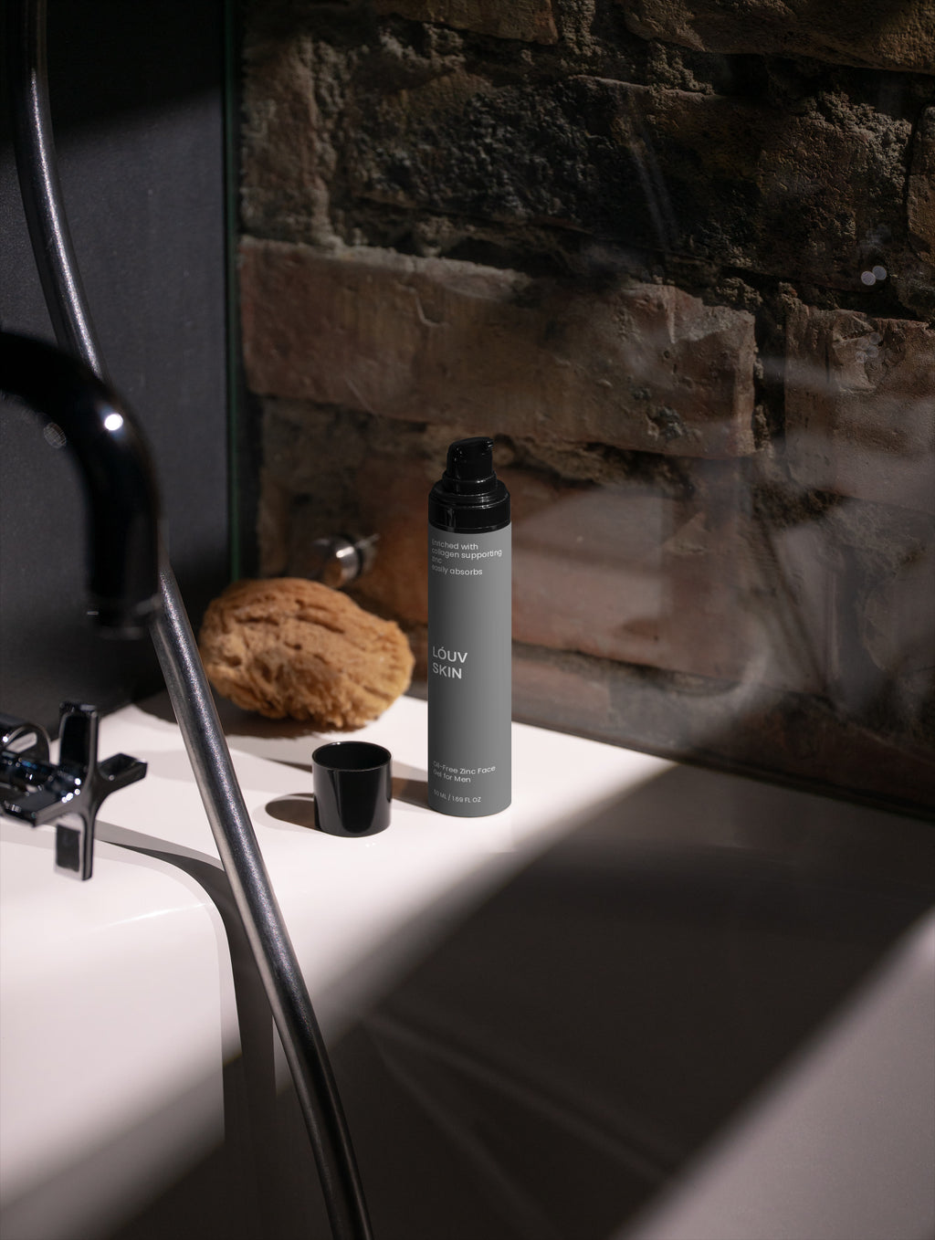 Oil-Free Zinc Face Gel for Men